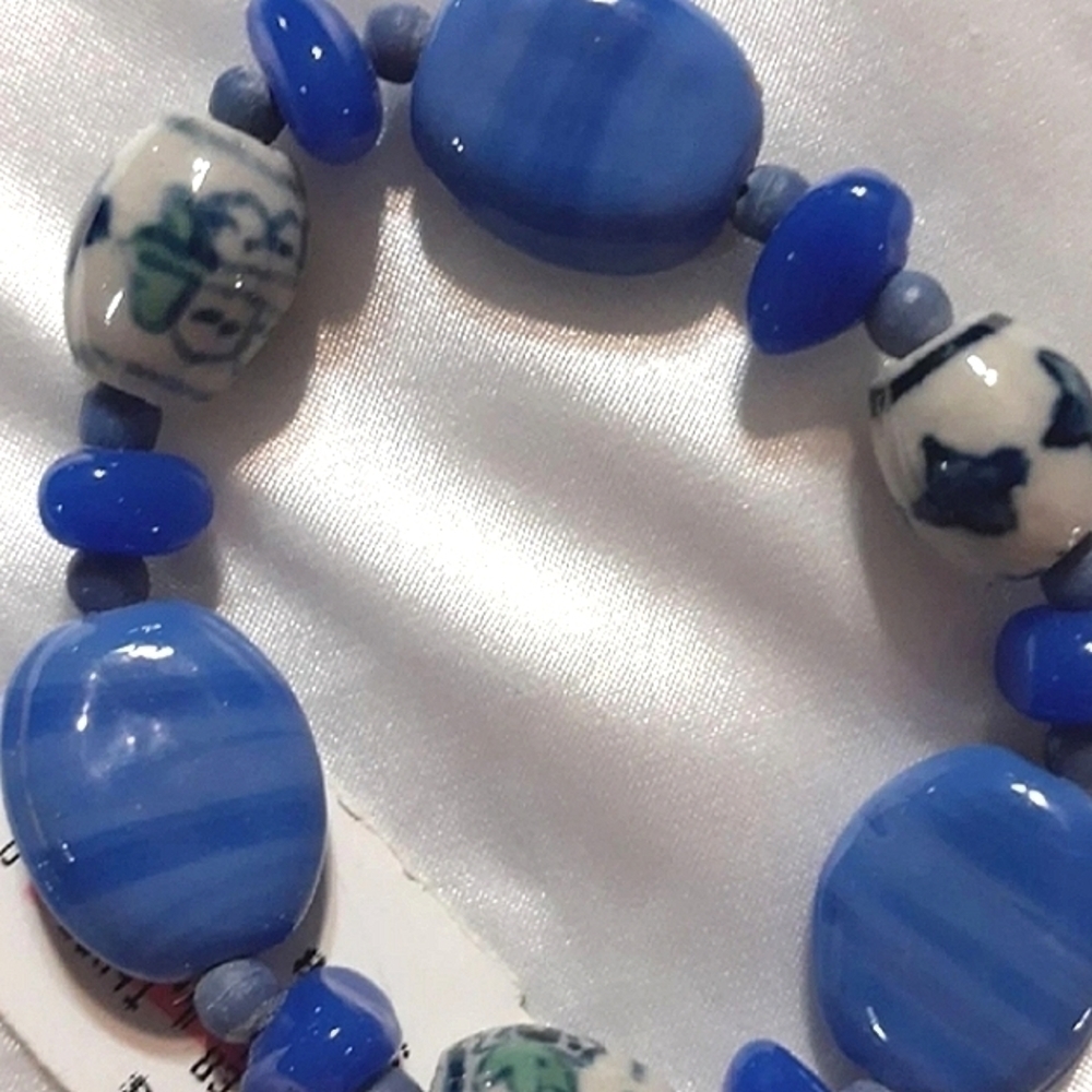 NWT: Original DESIGNER Bracelet of BLUES by Catherine Stein - Picture 2 of 6
